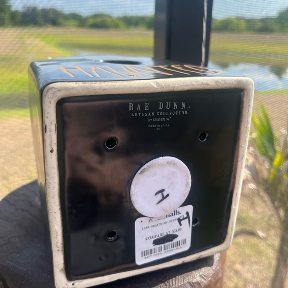 RAE DUNN Halloween “HAUNTED” BIRDHOUSE - Picture 9 of 9